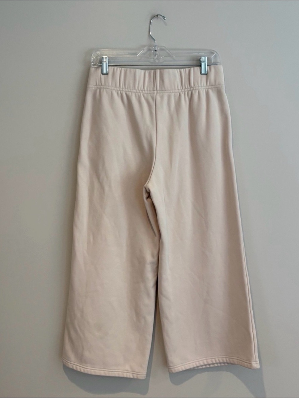 Fabletics Cropped Wide-Leg Pull-On Pants Light Beige Size 2X